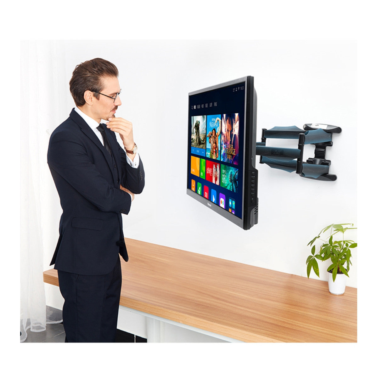 Soporte de Pared para TV 32–60 Pulgadas – Brazo Extensible, Giratorio e Inclinable NB-P5
