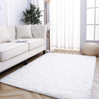 Alfombra de Peluche Ultrasuave 200x120 cm – Pelo Largo 3 cm | Múltiples Colores