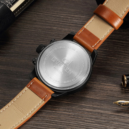 Reloj Curren 8225 Hombre Cuero
