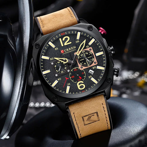 Reloj Curren 8398 Clásico Cuarzo cue NU