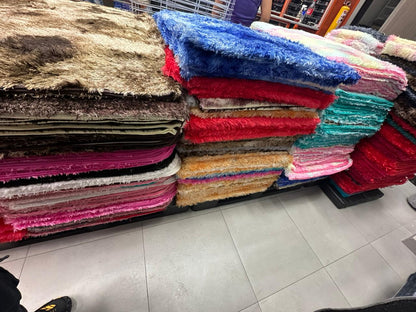 Alfombra de Peluche Ultrasuave 200x120 cm – Pelo Largo 3 cm | Múltiples Colores