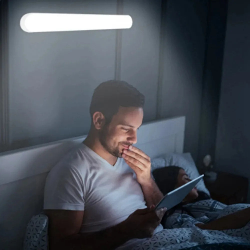 Lámpara LED Portátil Magnética – 3 Tonos de Luz, Control Táctil y Carga USB