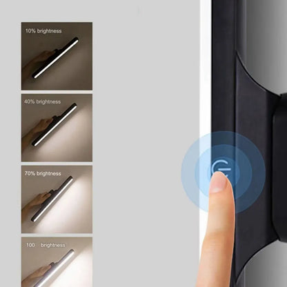 Lámpara LED Portátil Magnética – 3 Tonos de Luz, Control Táctil y Carga USB