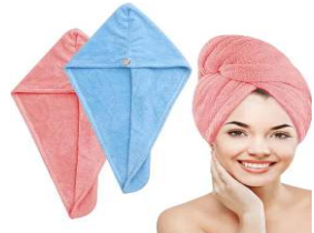 Toalla de Microfibra para Secado de Cabello — Ultra Absorbente y Anti-Frizz