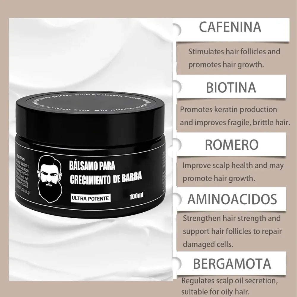 Combo x2 Bálsamo Apolo 20% – Tratamiento Potenciador de Crecimiento de Barba