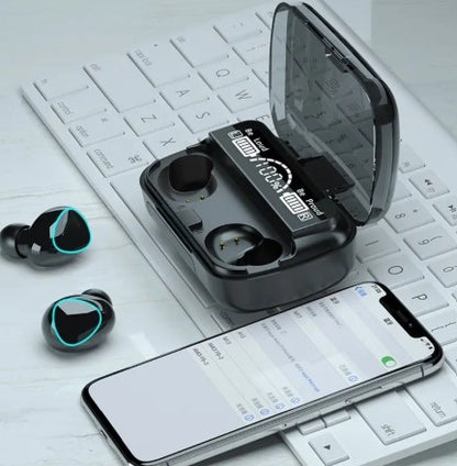 Audífonos Inalámbricos TWS M10 | Bluetooth 5.1 | Caja Powerbank 2000mAh | IPX5