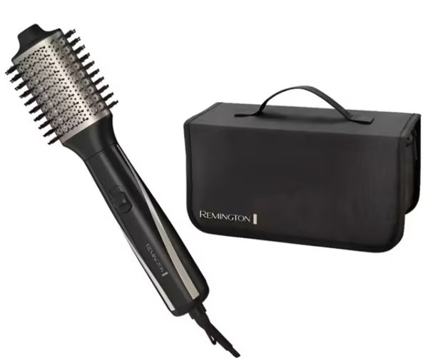 Cepillo de Aire Caliente Remington Wet2Style AS21A | Barril Ovalado 70mm | Con Estuche | Negro