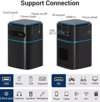 Mini Proyector Android D042 – Control Touch, ROM 32GB, Pantalla hasta 100"
