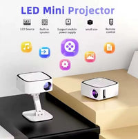 Proyector Portátil T3 con Trípode – 200 ANSI, 1080P, WiFi y Bocina 8W