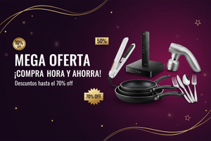 Banner Mega Oferta - Fondo Morado