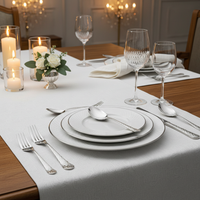 Cubiertos Huevos Diamante mesa elegante