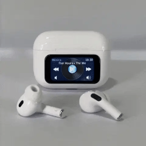 Audífonos Inalámbricos TWS con Doble Pantalla | Bluetooth | Estuche Inteligente