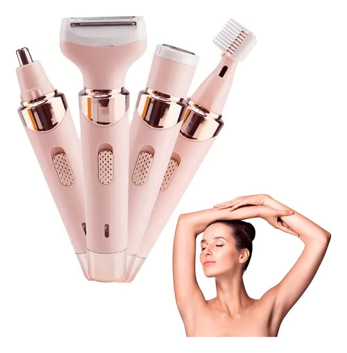 Kit Depiladora 4 en 1 para Mujer | Multifuncional Recargable