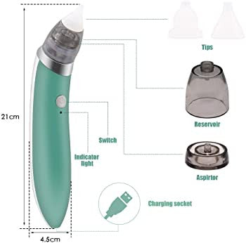 Aspirador Nasal Eléctrico para Bebés y Niños – Seguro e Higiénico (Copia)