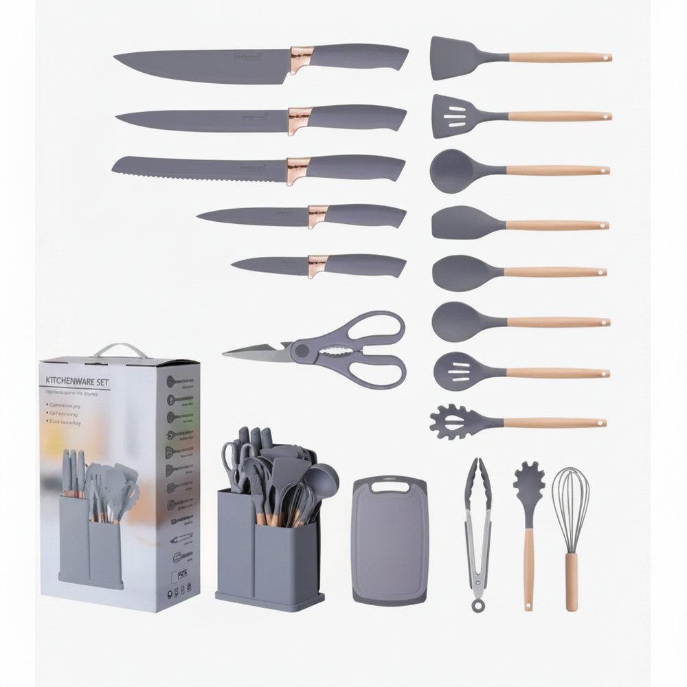 Set utensilios gris layout original