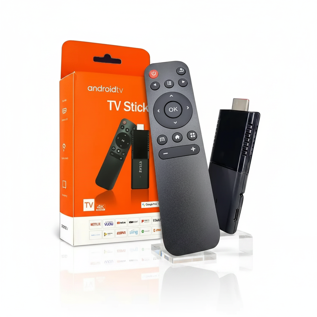 TV Stick fondo blanco